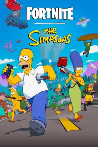 Locandina di Fortnite x I Simpson