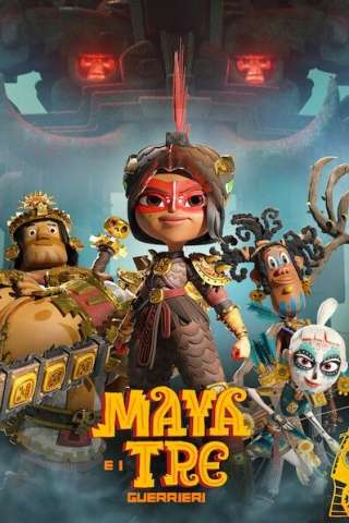 Locandina di Maya e i tre guerrieri